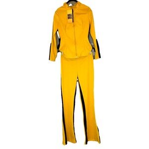 New w Tags Kill Bill Cosplay Costume Yellow Size M Uma Thurman Bruce Lee Miramax